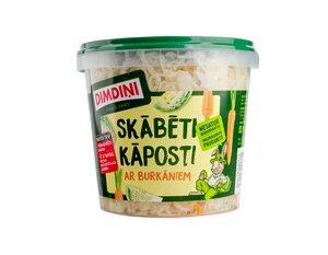 Kāposti skābēti ar burkāniem Mājas gaumē 900g