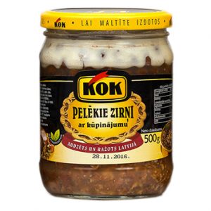 Zirņi pelēkie ar kūpinājumu Kok 0.5kg