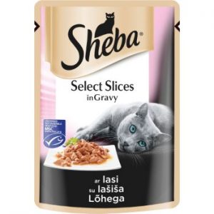 Barība kaķiem Sheba Cuisine pouch salmon cig 85g