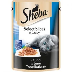 Barība kaķiem Sheba Cuisine pouch tuna cig 85g