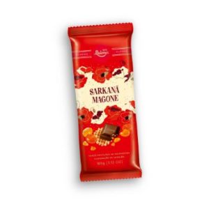 Šokolāde tumšā Sarkanā Magone ar karam. un vaf. 100g