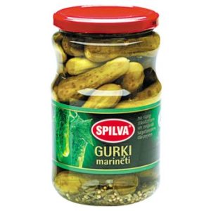 Gurķi marinēti Spilva 6-9cm 720ml/360g