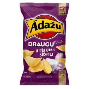 Čipsi Ādažu draugu paka krējuma