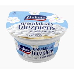 Graudainais biezpiens Baltais 7.1% 130g