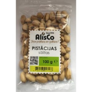 Pistācijas grauzdētas sālītas 100g