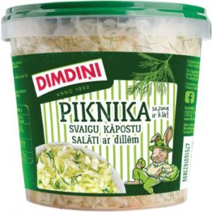 Svaigu kāpostu salāti ar dillēm Piknika 650g