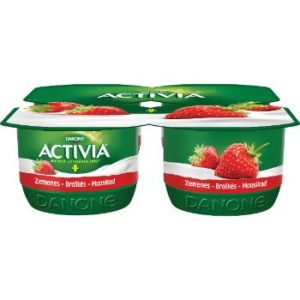 Jogurts Activia zemeņu 4*120g