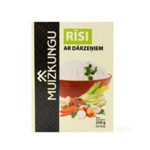 Rīsi ar dārzeņiem Muižkungu 250g