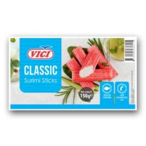 Surimi nūjiņas ar krabju garšu dzesētas Viči 150g