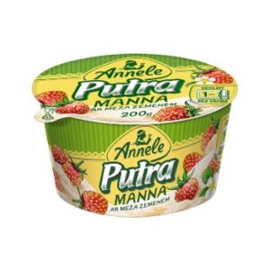 Mannas putra Annele ar meža zemenēm 6% 200g