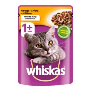 Barība kaķiem Whiskas ar cāļa gaļa 100g