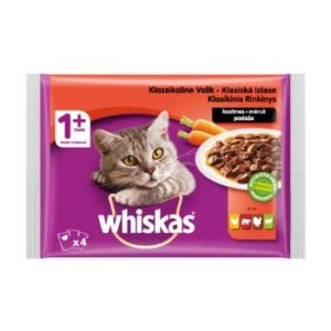 Barība kaķiem Whiskas 4 paka Meat Selection 400g