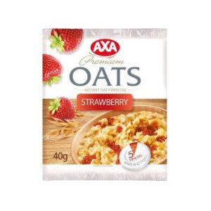 Pārslu auzu putra ar zemenēm Axa 40g