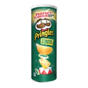 Čipsi Pringles ar sieru un sīp. 165g