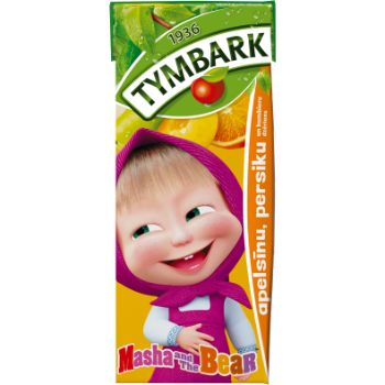 Dzēriens Tymbark apels.-bumb.-persiku 0.2l