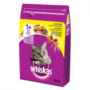 Barība kaķiem Whiskas vistas 950g