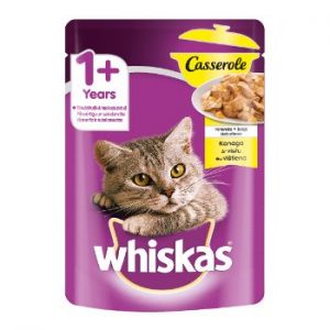 Barība kaķiem Whiskas Pouch vistas 85g