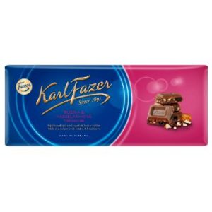 Šokolāde Fazer ar riekstiem un rozīnēm 200g