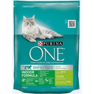 Barība kaķiem Purina One Cat Indoor 200g