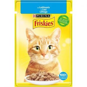 Barība kaķiem Friskies lasis 85g