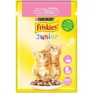 Barība kaķiem Friskies konservs gaļas gab. juniors 85g