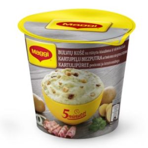 Biezenis Maggi 5min ar kūp.Bekona gaļas garšu un grauzd. 53g