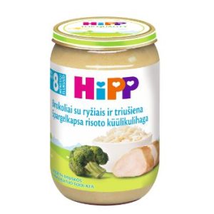 Biezenis Hipp rīsi ar brok.190g