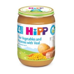 Pārtika bērniem Hipp teļa gaļa ar dārzeņiem 190g