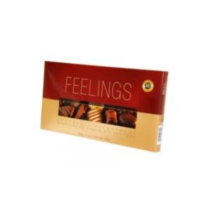 Konfekšu kārba šokolādes asorti Feelings 400g