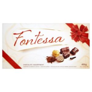 Konfekšu kārba šokolādes Fontessa asorti 400g
