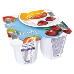 Jogurts Mondelice 0.2% zemeņu-ķiršu 125g