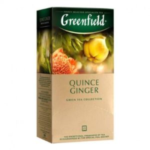 Tēja Greenfield zaļā Quince Ginger 25gbx2g