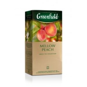 Tēja Greenfield zaļā Mellow Peach 25gbx1.8g