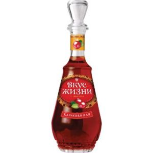 Stiprs alk.dzēr. Vkus Zhiznji kljukvennaja nastoika 20% 0.5l