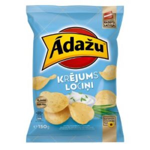 Čipsi Ādažu krējums & lociņi 150g