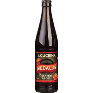 Alus Iļģuciema medalus dzērveņu ābolu 5% 0.5l