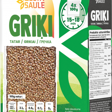 Griķi Zelta Saule 4*100g
