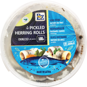 Siļķes tīteņi marinādē bez ādas 500g/300g