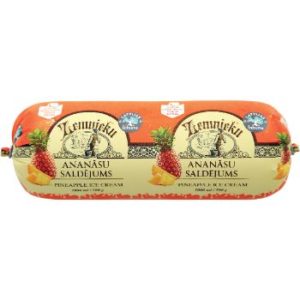 Saldējums Zemnieku Ananāsu plēvē 1000ml/500g