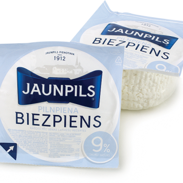 Biezpiens pilnpiena 9% Jaunpils 275g