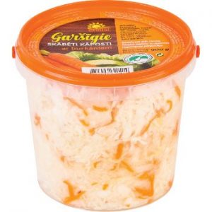 Kāposti skābēti ar burkāniem 900g