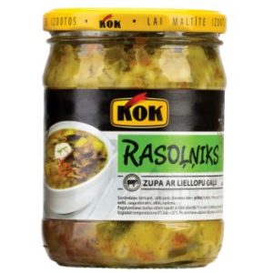 Zupa Rosoļņiks  ar liellopu gaļu KOK 500g