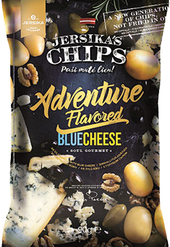 Čipsi ar zilo sieru Jersikas 90g