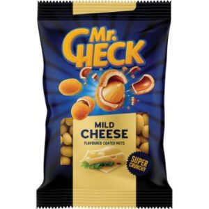 Zemesrieksti apvalkā Mr.Check ar siera garšu 180g.