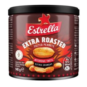 Zemesrieksti grauzd.sāl. Estrella Ekstra 140g