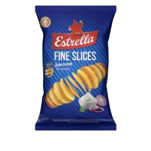 Čipsi Estrella Fine Slices ar lauku krēj.garšu 130g