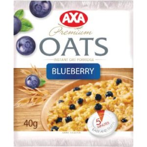 Auzu pārslu putra ar mellenēm Axa 40g