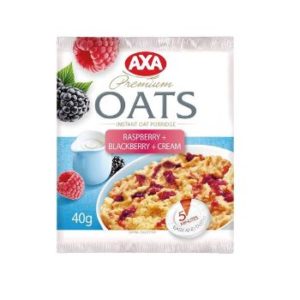 Pārslu auzu putra ar krējumu