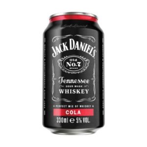 Alk.kokt. Jack Daniels & cola 5% 0.33l