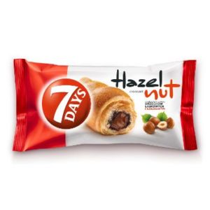 Kruasāns ar lazdu riekstu krēma pildījumu 60g